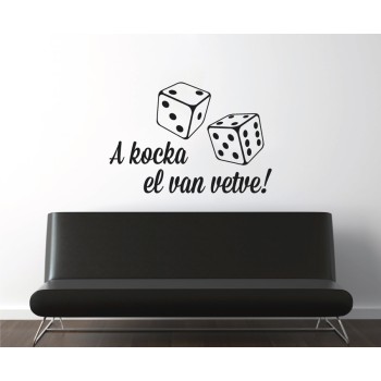 A kocka el van vetve - Falmatrica / Faltetoválás