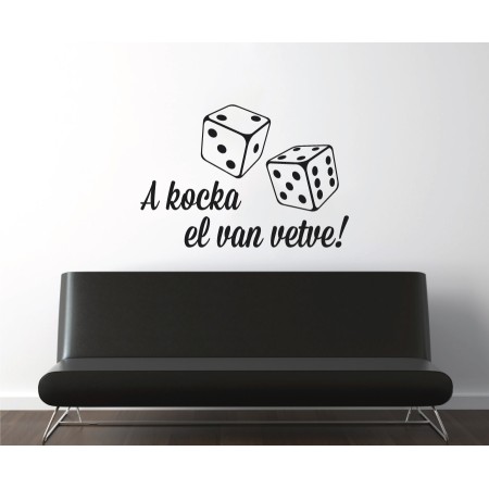 A kocka el van vetve - Falmatrica / Faltetoválás