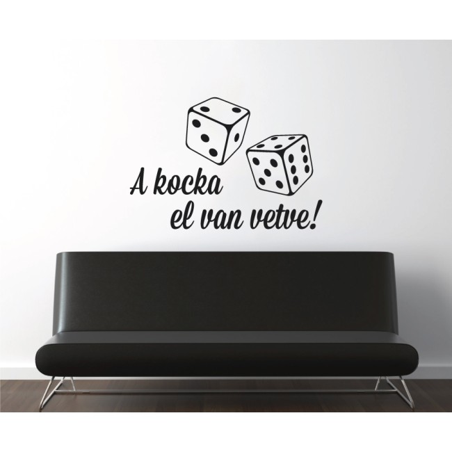 A kocka el van vetve - Falmatrica / Faltetoválás