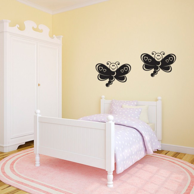 Szeretnivaló pillangók - Falmatrica / Faltetoválás