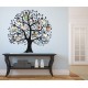 Életfa képkeretekkel - Falmatrica / Faltetoválás
