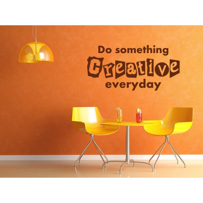 Do something creative - Falmatrica / Faltetoválás