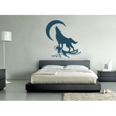 Hold és farkas - Falmatrica / Faltetoválás