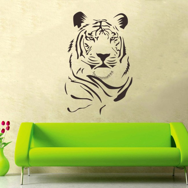 Tigris portré - Falmatrica / Faltetoválás
