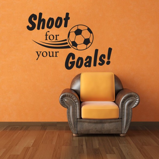 Shoot for your goals - Falmatrica / Faltetoválás