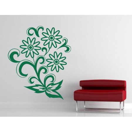 Hegyes virágok - Falmatrica / Faltetoválás