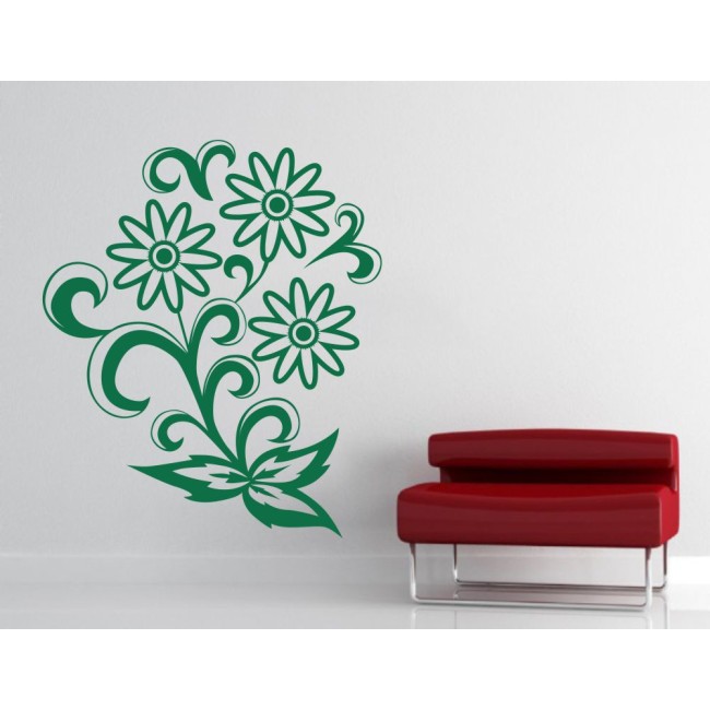 Hegyes virágok - Falmatrica / Faltetoválás