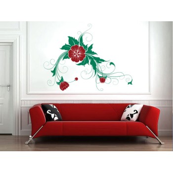 Hawaii virág - MultiColor - Falmatrica / Faltetoválás