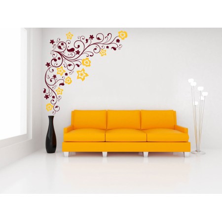 Virágfüzér - MultiColor - Falmatrica / Faltetoválás