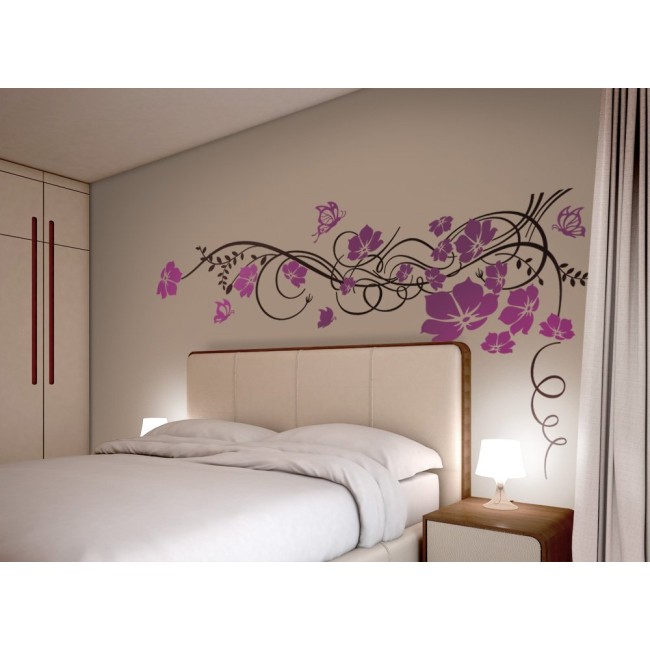 Virág varázs - Falmatrica / Faltetoválás