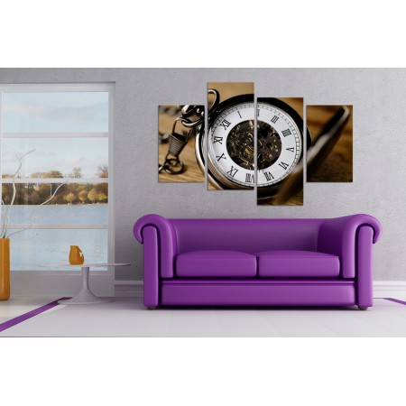 Többrészes vászonkép - Az idő pénz