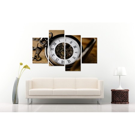 Többrészes vászonkép - Az idő pénz