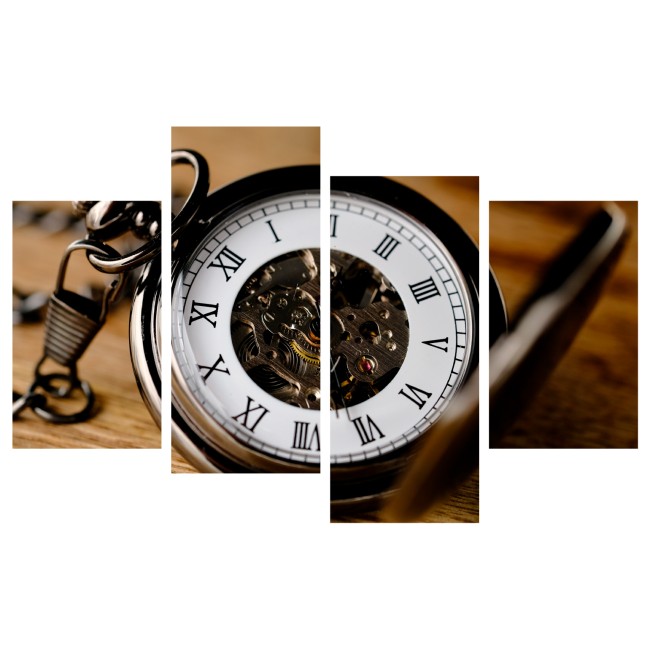 Többrészes vászonkép - Az idő pénz