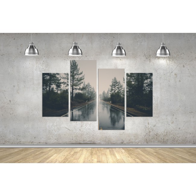 Többrészes vászonkép - Esős idő