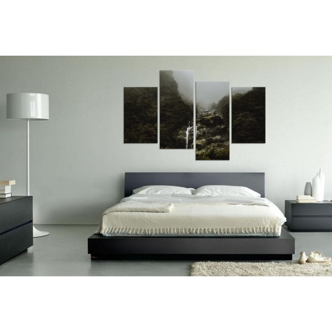 Többrészes vászonkép - Vízesés