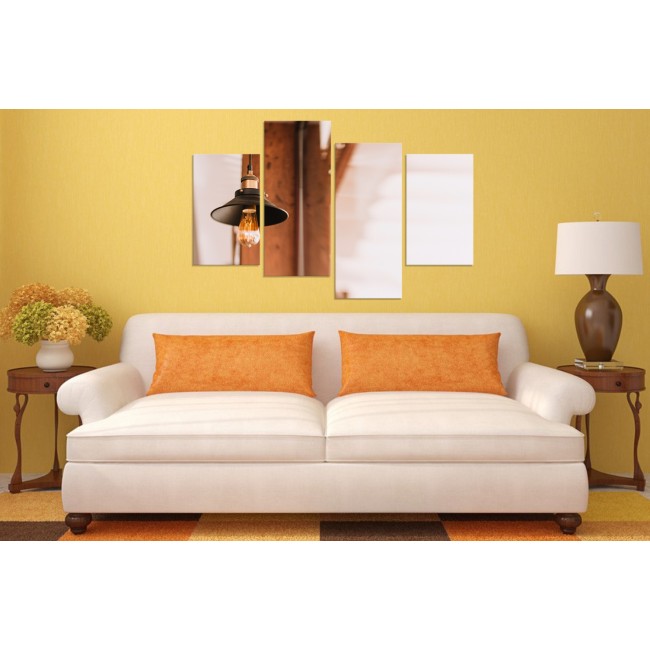 Többrészes vászonkép - Izzó