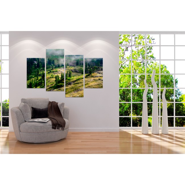 Többrészes vászonkép - A természet lágy ölén