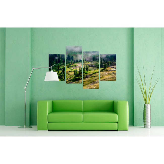 Többrészes vászonkép - A természet lágy ölén