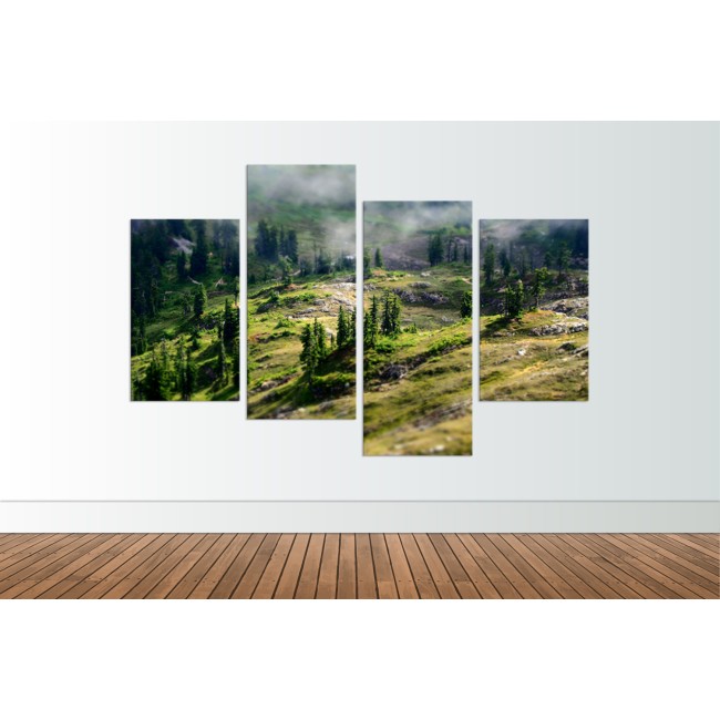 Többrészes vászonkép - A természet lágy ölén