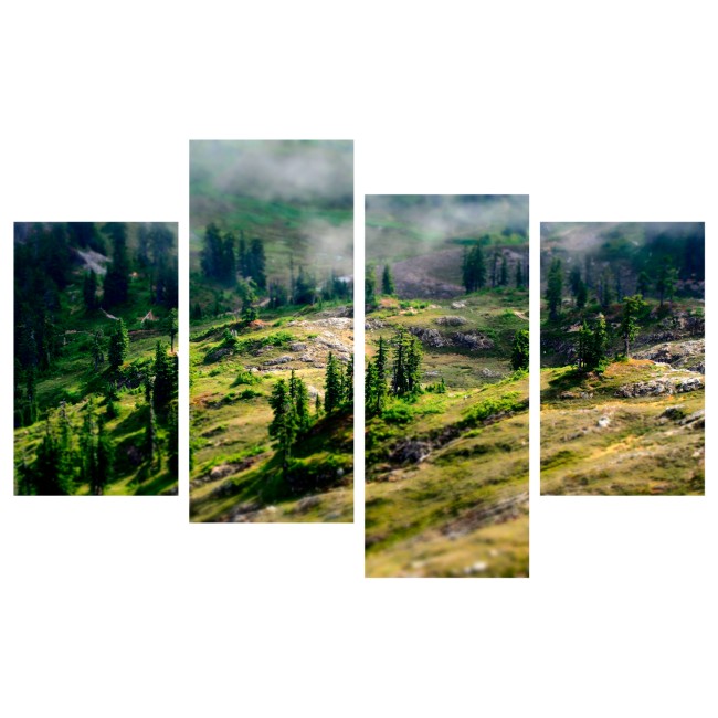 Többrészes vászonkép - A természet lágy ölén