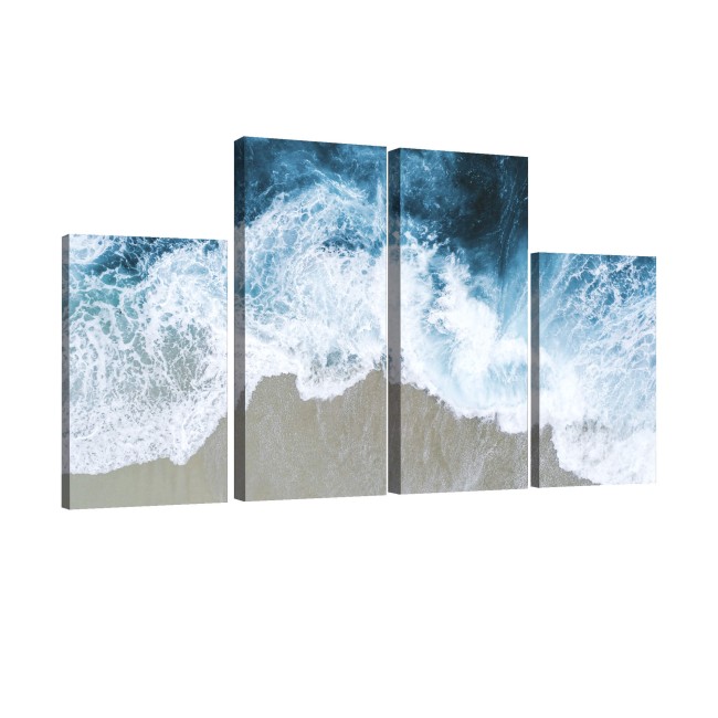 Többrészes vászonkép - Hullámok