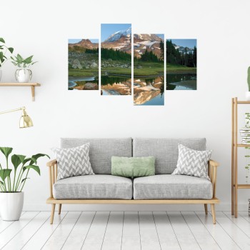 Többrészes vászonkép - A hegy lábánál