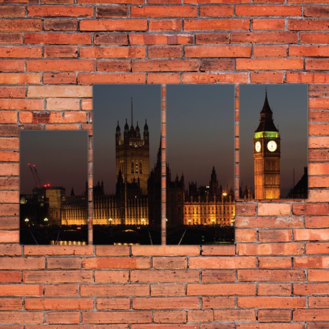 Többrészes vászonkép - Big Ben éjszaka