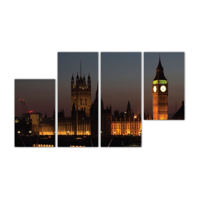 Többrészes vászonkép - Big Ben éjszaka