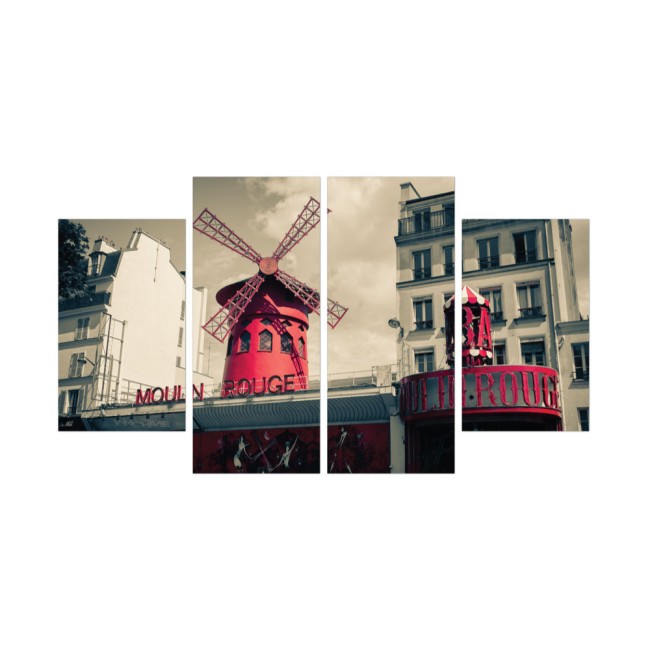 Többrészes vászonkép - Moulin Rouge