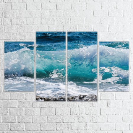 Többrészes vászonkép - A tenger hullámai