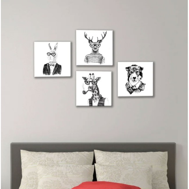 Többrészes vászonkép - Állatok