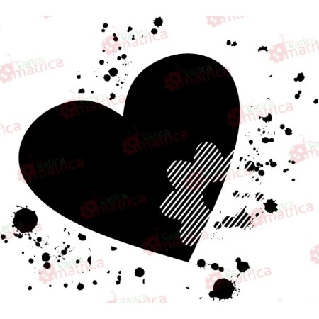 A szív - Falmatrica / Faltetoválás