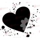 A szív - Falmatrica / Faltetoválás
