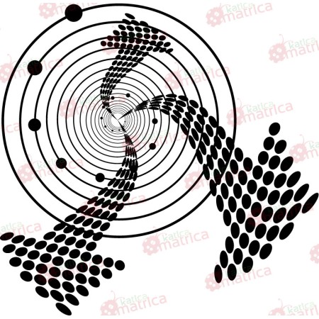 Örvény-nyíl - Falmatrica / Faltetoválás