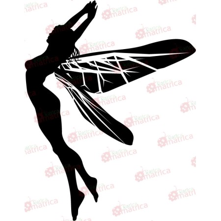Táncoló tündér - Falmatrica / Faltetoválás