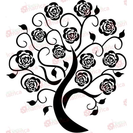 Rózsafa - Falmatrica / Faltetoválás