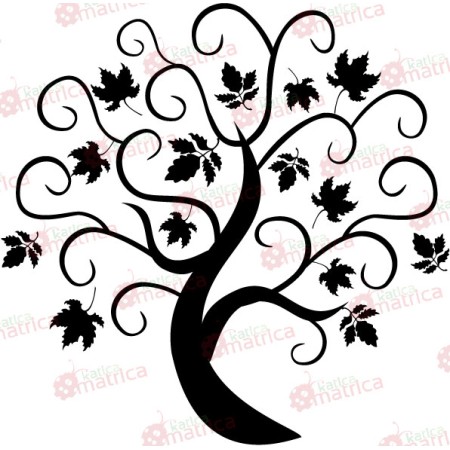 Őszi kép - Falmatrica / Faltetoválás