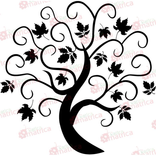 Őszi kép - Falmatrica / Faltetoválás