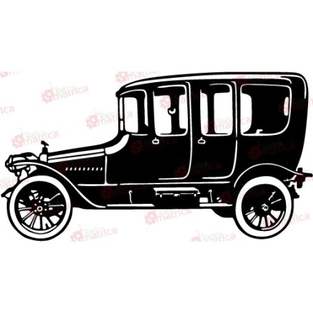 Stílusos oldtimer autó - Falmatrica / Faltetoválás