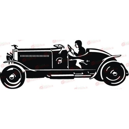 1942-es autó - Falmatrica / Faltetoválás