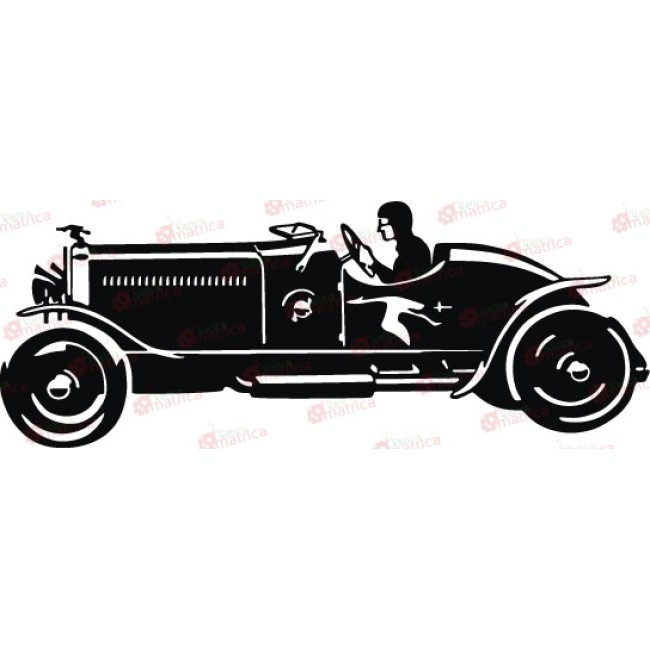 1942-es autó - Falmatrica / Faltetoválás