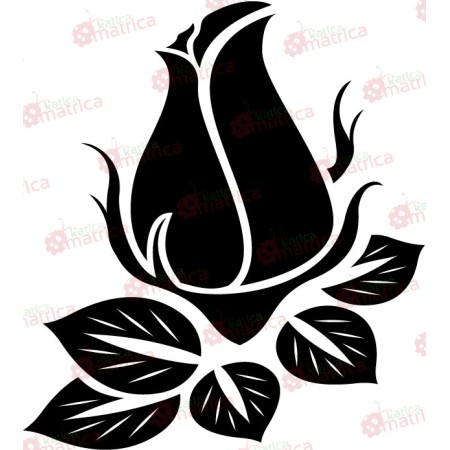 Rózsabimbó - Falmatrica / Faltetoválás