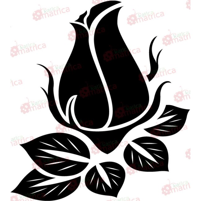 Rózsabimbó - Falmatrica / Faltetoválás