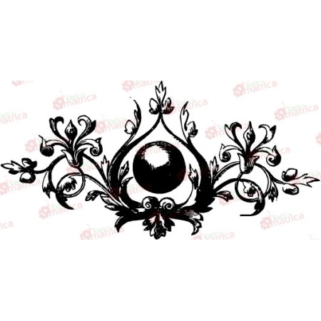 Virágok és levelek - Falmatrica / Faltetoválás