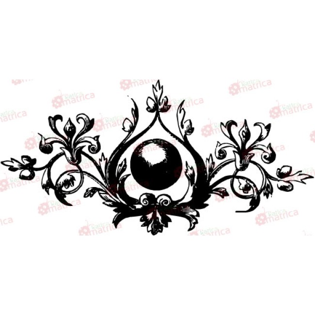 Virágok és levelek - Falmatrica / Faltetoválás