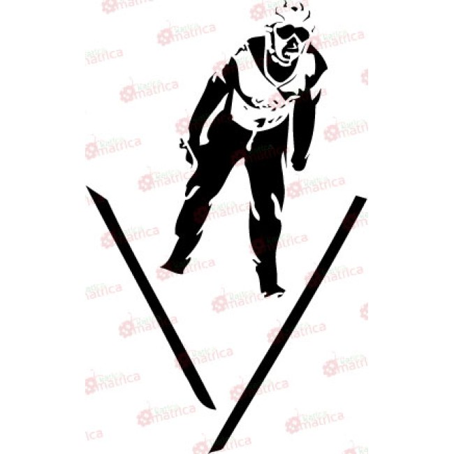 Síelés! - Falmatrica / Faltetoválás