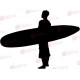 Szörfözés - nyár - Falmatrica / Faltetoválás