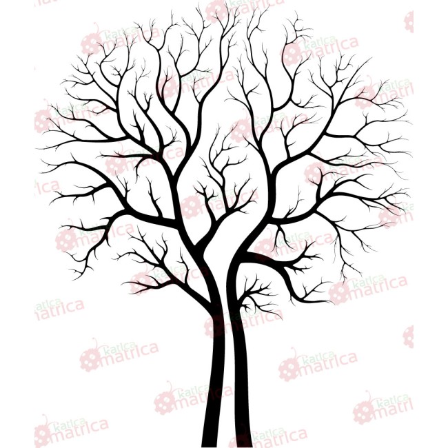 Fa télen - Falmatrica / Faltetoválás -