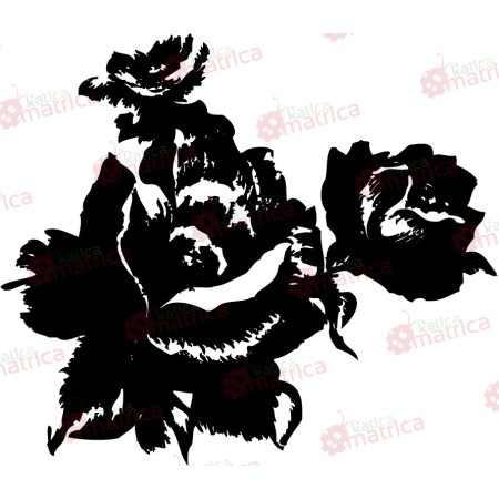 Rózsacsokor - Falmatrica / Faltetoválás