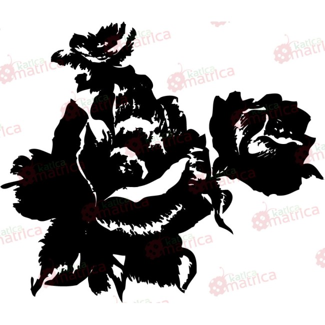 Rózsacsokor - Falmatrica / Faltetoválás